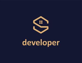 Projekt logo dla firmy S developer | Projektowanie logo